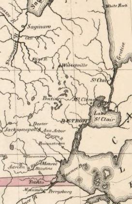Southeast Michigan in 1836.